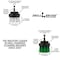 Drill Brush Power Scrubber By Useful Products 5 in W 5 in L Brush, Variety 2in-S-GW-QC-DB - alternate 6